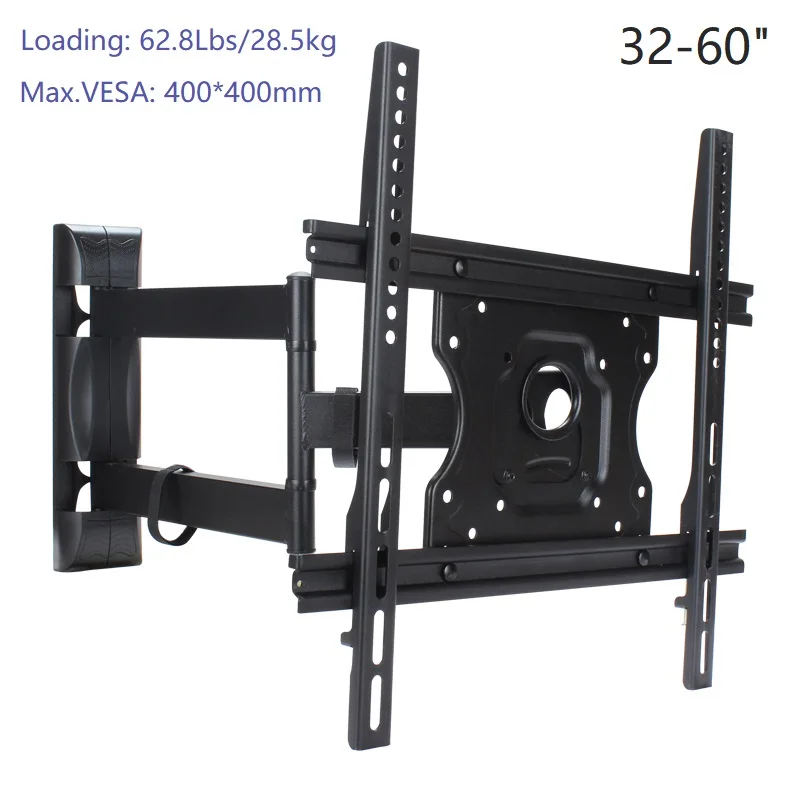 

Full Motion TV Wall Mount Fit for 32-60 Inch TVs Dual Articulating Arm Tilt Swivel Bracket TV support LED LCD Monitor Mount