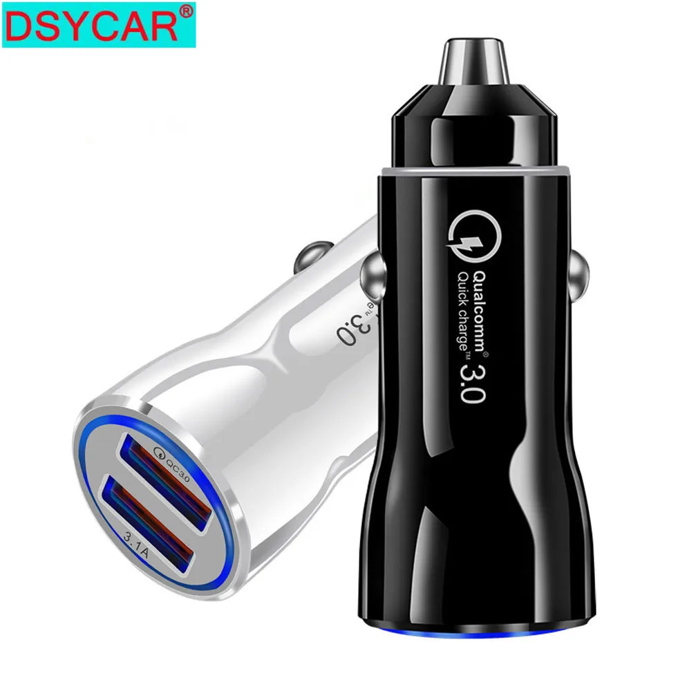 DSYCAR 1 шт. Универсальный двойной Порты и разъёмы зарядных порта USB для автомобиля