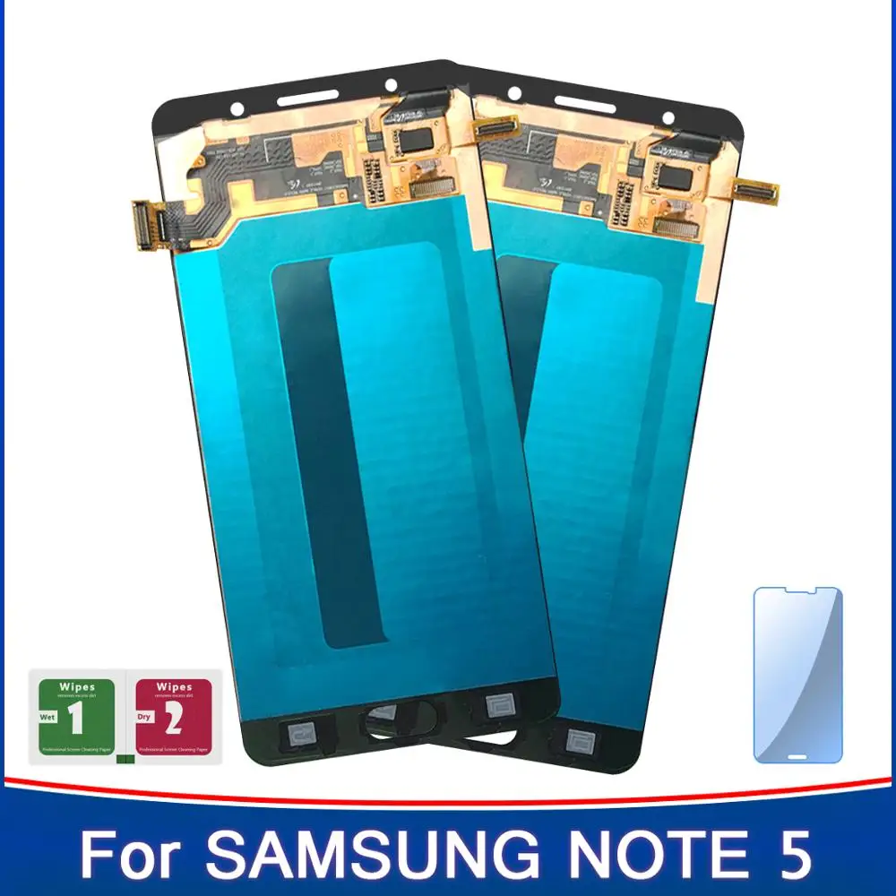 2 шт. дисплей для Samsung Galaxy Note 5 N920 N920V N920T N920A N9200 LCD сенсорный экран Amoled