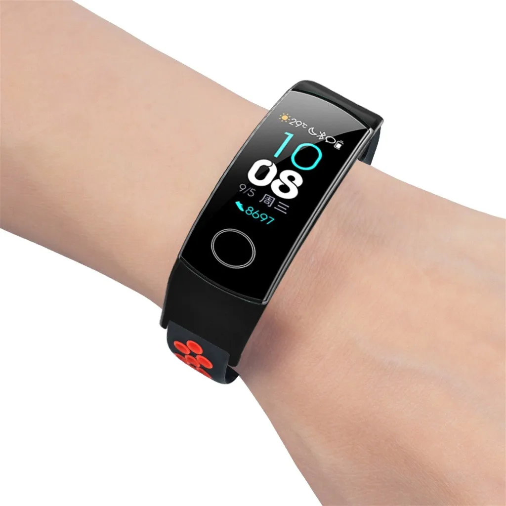 Замена волоконно-кожаных часов Ремешок Браслет для huawei Honor Band 5/4 унисекс тонкий ремешок 10 стилей роскошный модный подарок