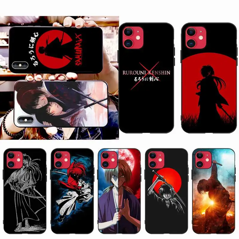 Чехол для телефона USAKPGRT Anime Rurouni Kenshin чехол iphone 12 pro max 11 XS MAX 8 7 6 6S Plus X 5S SE 2020