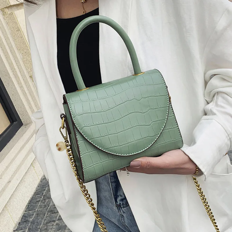 Новые маленькие сумки с каменным узором женские через плечо 2020 модная сумка