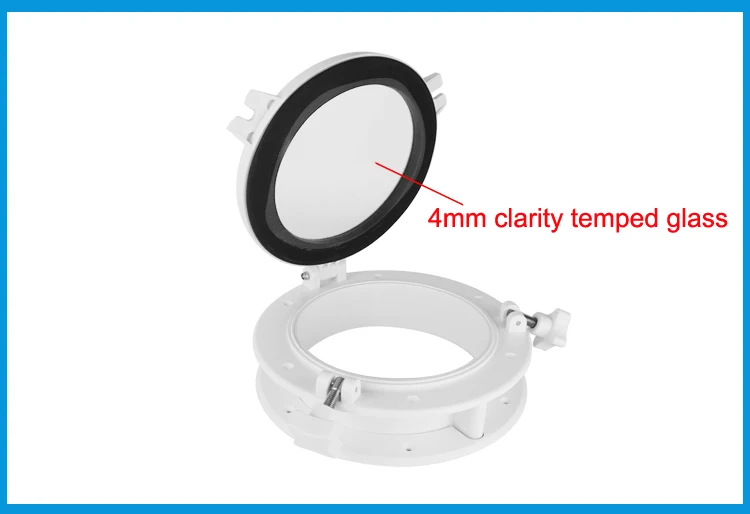 265 мм отверстие для морской лодки яхты RV из АБС-пластика белые круглые фонари