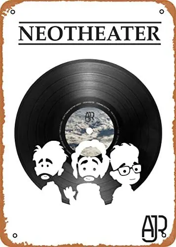 

Album Posters AJR Neotheater Poster Plaque Poster Metal Tin Sign 8" x 12" Vintage Retro Wall Decor