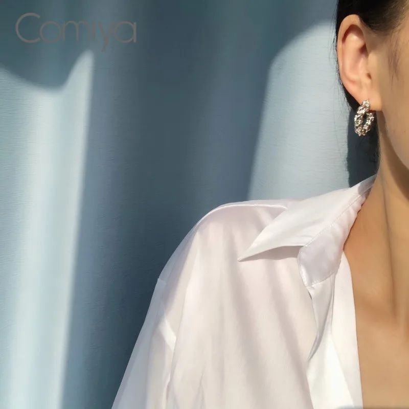 Модные корейские дизайнерские серьги Boucle D'oreille Moda Feminina золотые женские милые