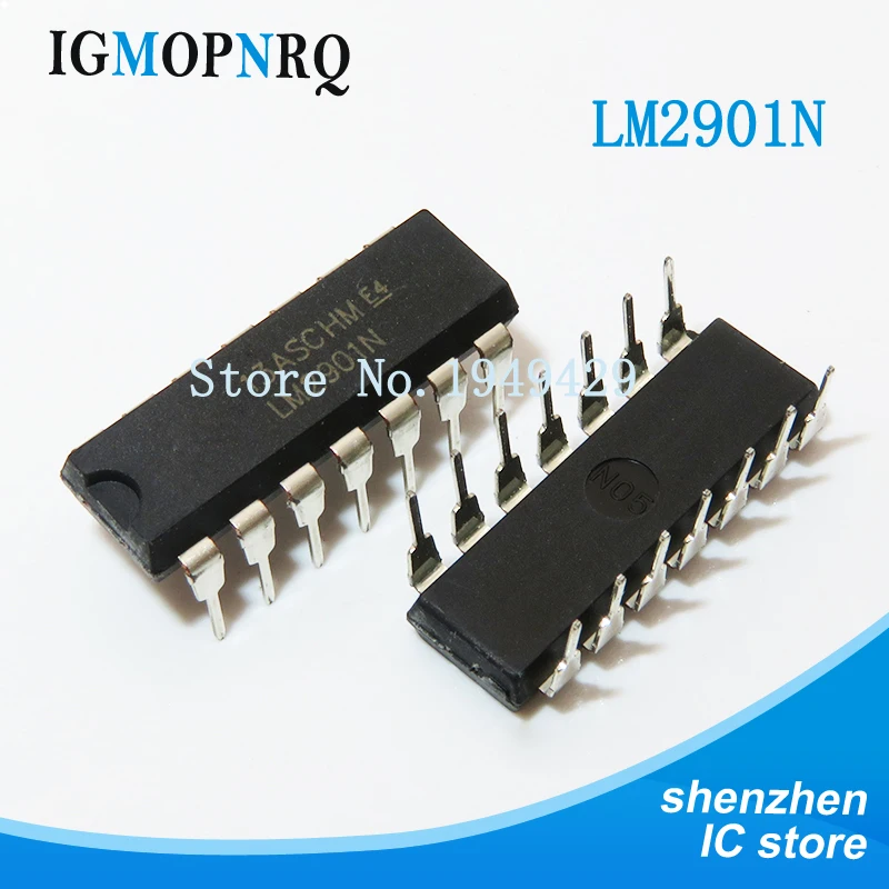 5 шт. LM2901N DIP-14 LM2901 DIP14 2901N DIP | Электронные компоненты и принадлежности