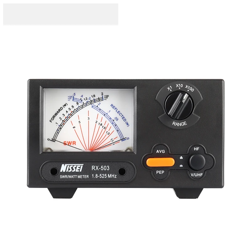 

Оригинал, Тайвань, NISSEI RX-503 SWR/Watt Meter 1,8-525MHz 2/20/200W для двусторонней радиосвязи Walkie Talkie