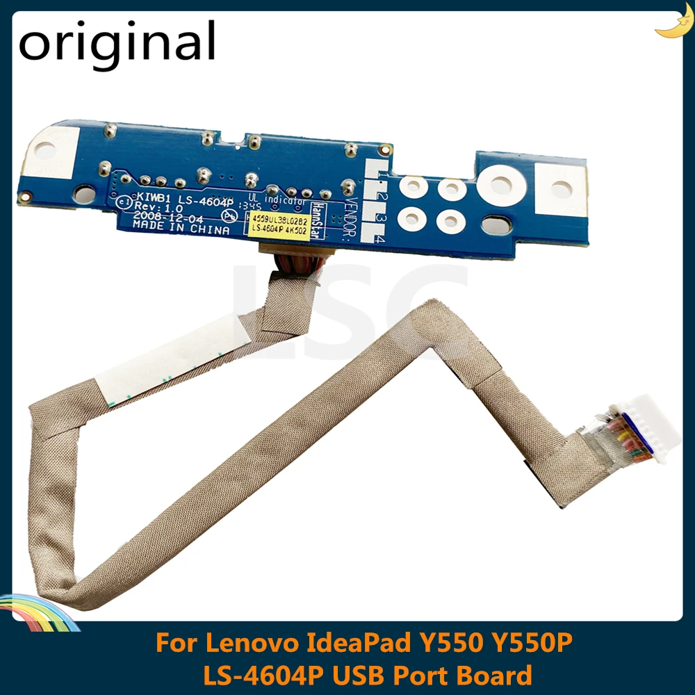 LSC бывший в употреблении оригинальный для Lenovo IdeaPad Y550 Y550P USB порт памяти 100%