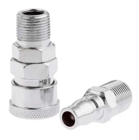 2 шт. пневматические детали евро воздушный шланг коннектор компрессора