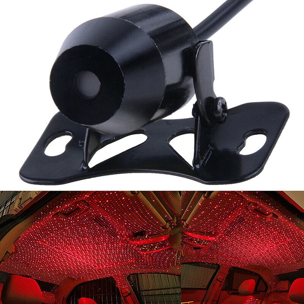 

Meteor lamp Car Atmosphere Lamp Interior Ambient Star Red Light USB Plug LED Projector Starry Sky Lamp New Style Romantic