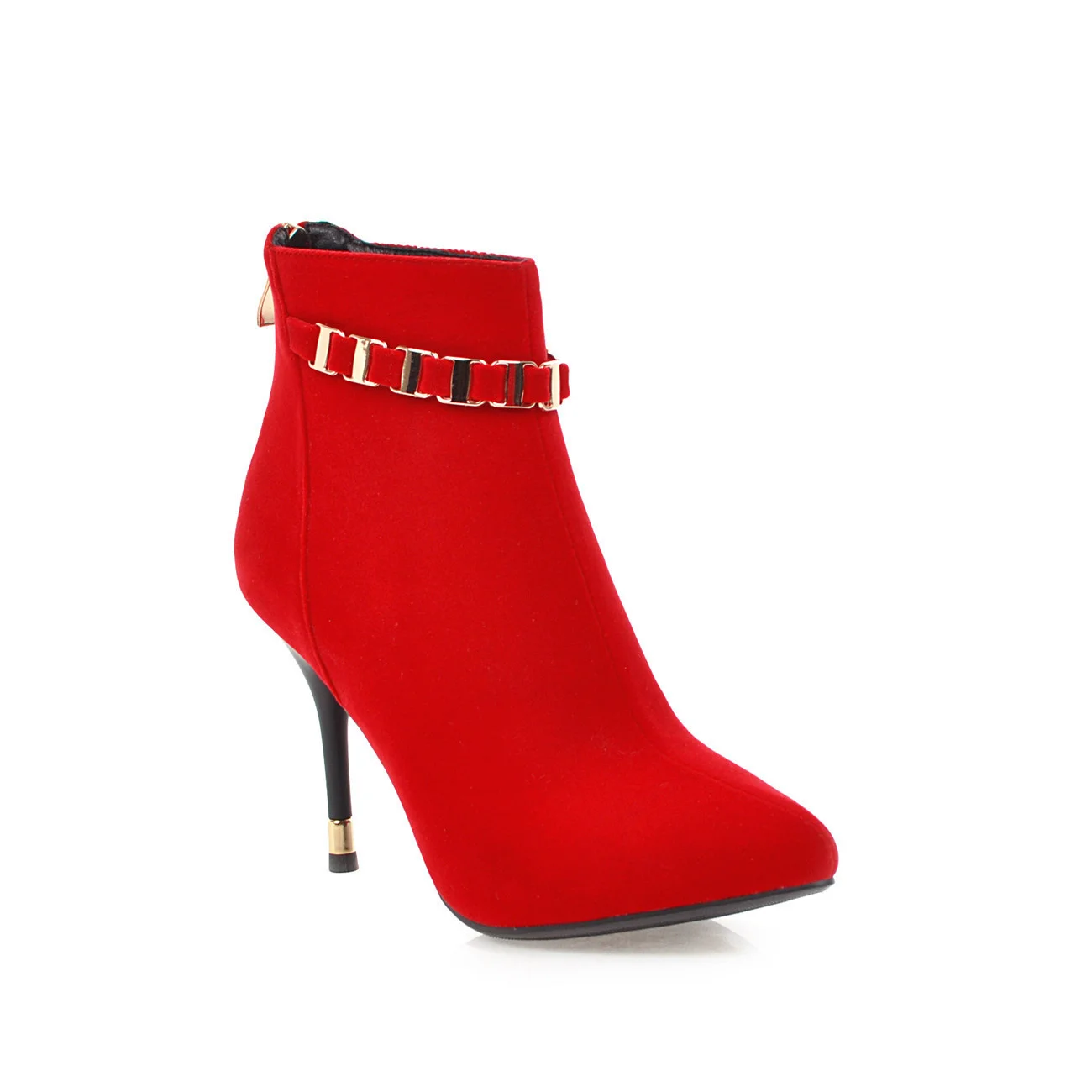 

New shoes for autumn and winter 2019: thin high-heeled Knight boots 32-42 size pointed red bride boots