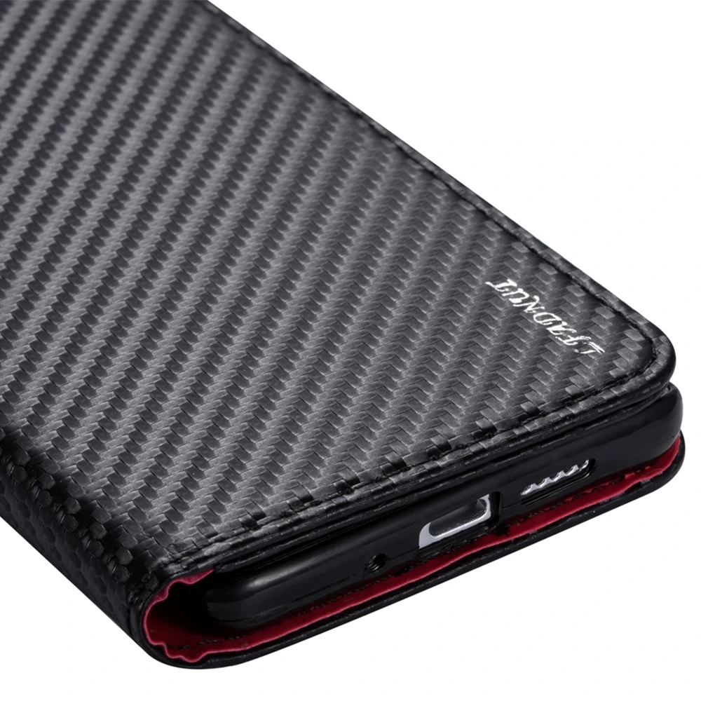 LLZ.COQUE Чехол книжка из углеродного волокна для телефона Huawei P30 Pro P20 Lite P10 P9 P8 P Smart Mate