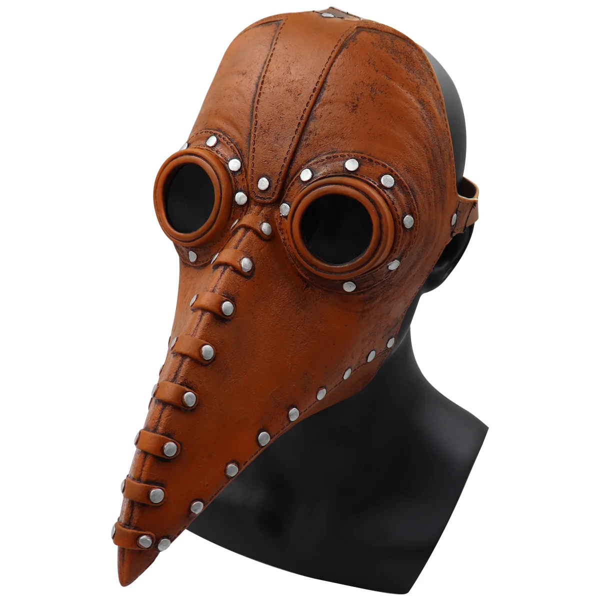Movie pioneer death pestilence beak doctor latex Mask cosplay PVC Halloween Steam punk iron crow prop | Тематическая одежда и