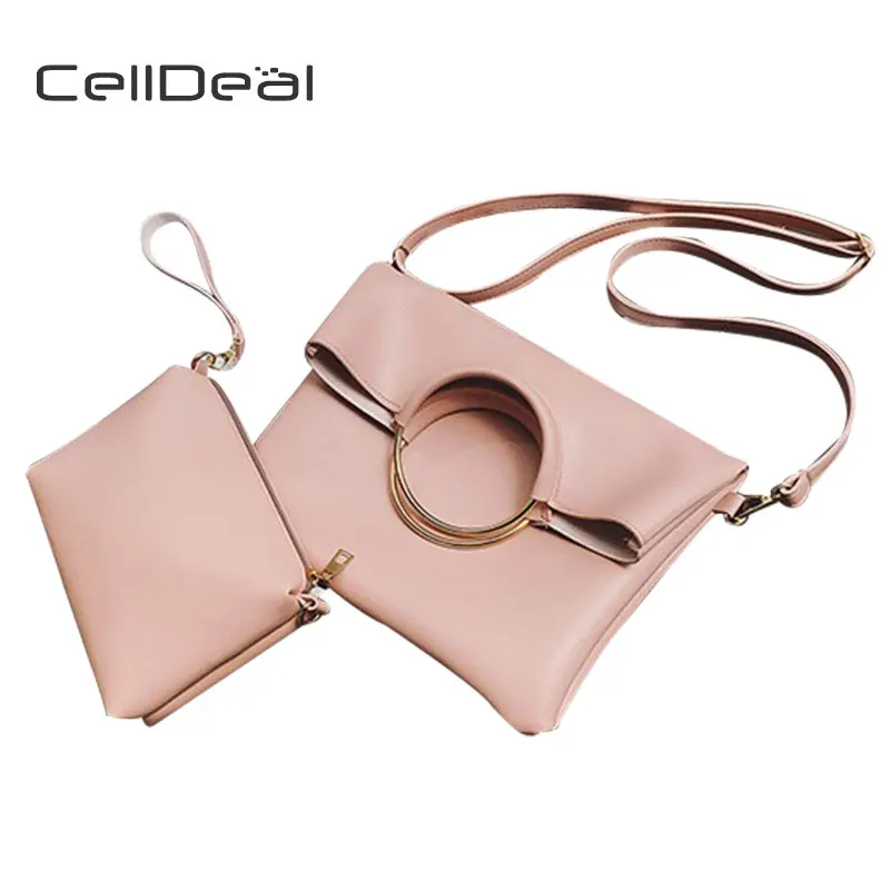 CellDeal 2 шт./компл. большое кольцо складная сумочка высокого качества сумка через