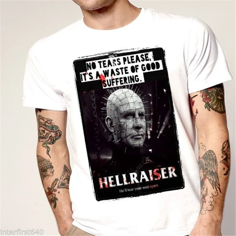 Scarry зомби футболка Hellraiser ужас Хэллоуин Freddy Krueger Фитнес Футболка | Мужская одежда