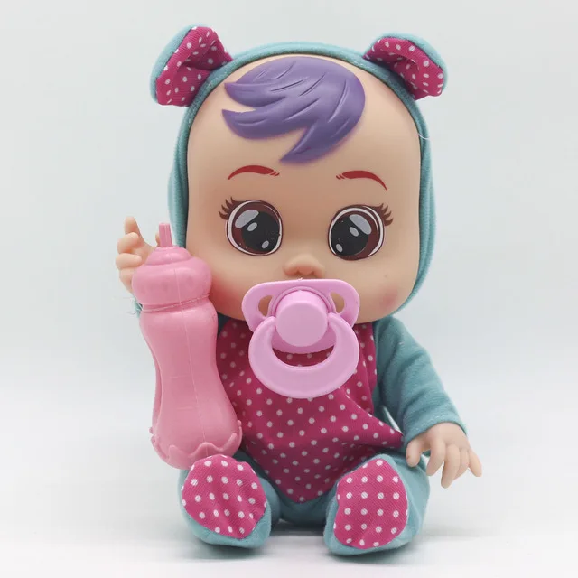 D 3D силиконовая кукла Inteiro Realista Reborn Cry A Baby, высокое качество, волшебные слезы, куклы, игрушки для детей, подарок-сюрприз - Цвет: D