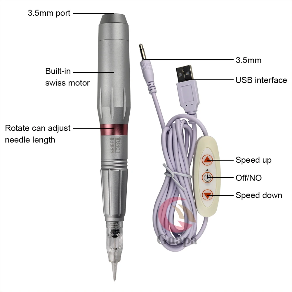 Тату-машинка для перманентного макияжа бровей профессиональный макияж
