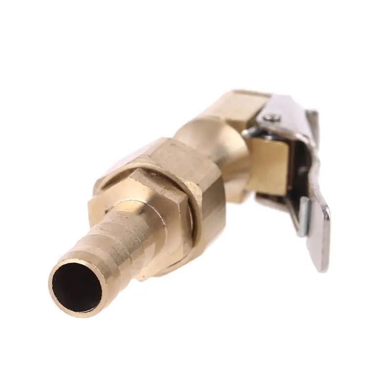 

8mm Locking on Tire Chuck Clip Air Inflator Compressor Pump Adapter Connect Accessories for Car