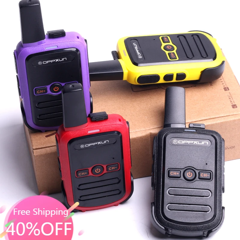 

OPPXUN OPX-C51 MINI Handheld Walkie Talkie Portable Ham CB Two Way Radio Handy Communicator Long Range Transceiver Gift Camping