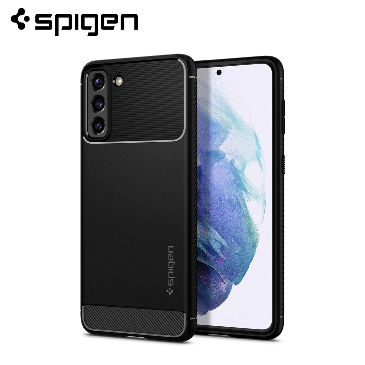 Прочный армированный чехол Spigen для Samsung Galaxy S21 (6 2 &quot) -матовый черный