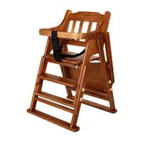 folding baby solid wood highchair kids chair dinning high chair for children feeding baby table and chair for babies
