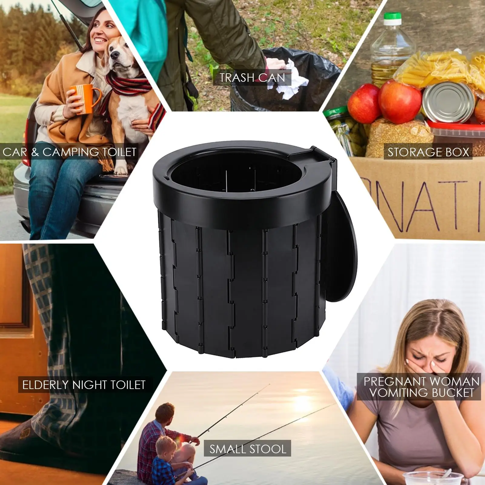 Уличный портативный туалет складное дорожное сиденье для туалета пластиковый