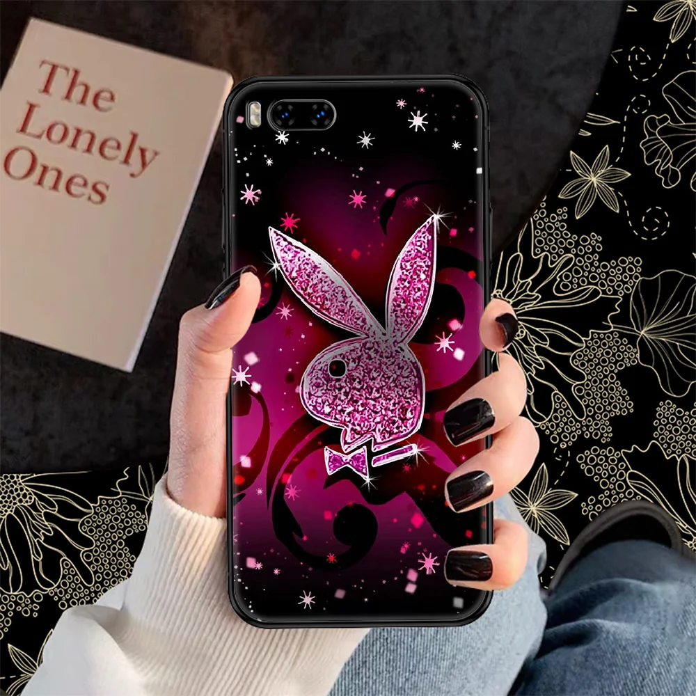 

Fashion Playboyes Phone case For Xiaomi Mi Max Note 3 A2 A3 8 9 9T 10 Lite Pro Ultra black art back silicone waterproof trend