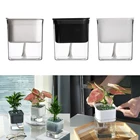 Цветочный горшок с системой полива ручная работа, 2-слойный самополивающийся цветочный горшок с контейнером для воды, круглый цветочный горшок, украшение для дома и сада