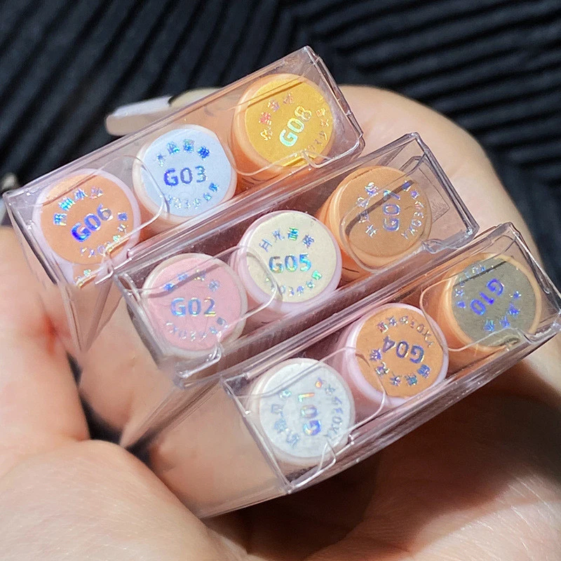 3 шт./компл. яркие алмазные тени для век ручка Перламутровые стойкие водостойкие