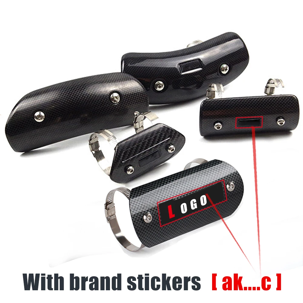 Универсальный глушитель выхлопной трубы мотоцикла защитная крышка средней для