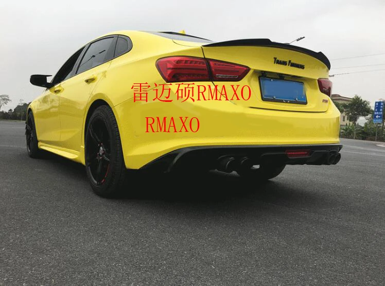 Для Malibu XL спойлер 2016-2018 ack ABS Материал заднее крыло автомобиля Цвет задний для