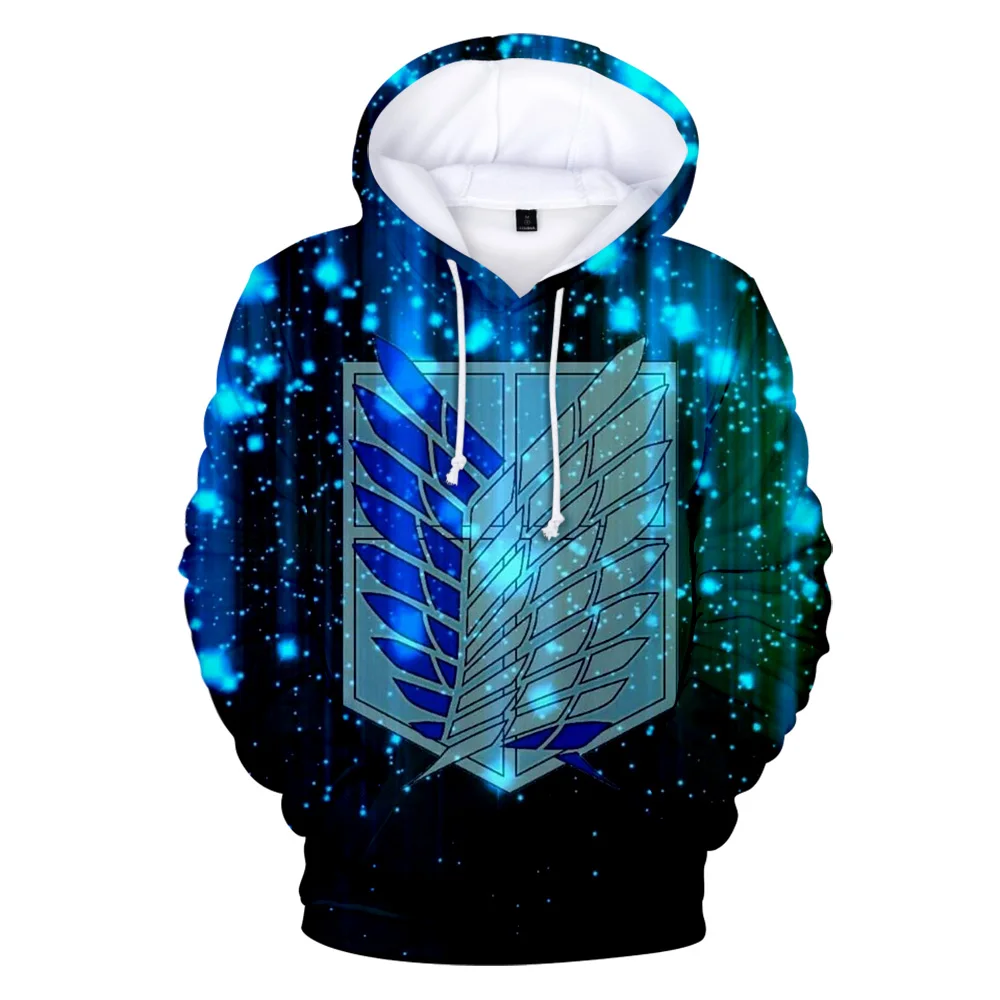 

Attack on Titan Hoodies Men/women Sweatshirt Boys/Girls Anime 3D Hoodie Attack on Titan Men's Hoodies kids Autumn Winter Tops
