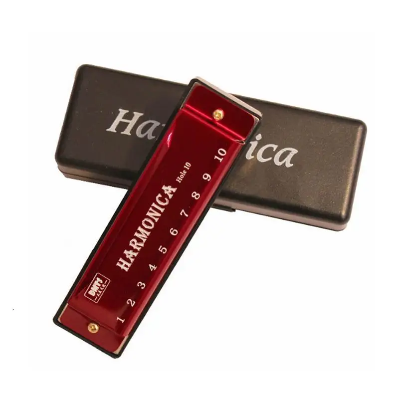 Титановая гармоника с 10 отверстиями пазл для оральных органов музыкальный