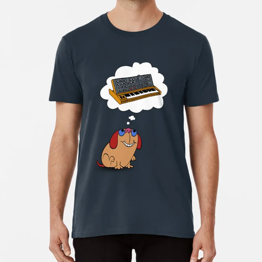 Футболка Moog считает Willo Wisp Tv ретро музыкальная винтажная Synth Roland - купить по