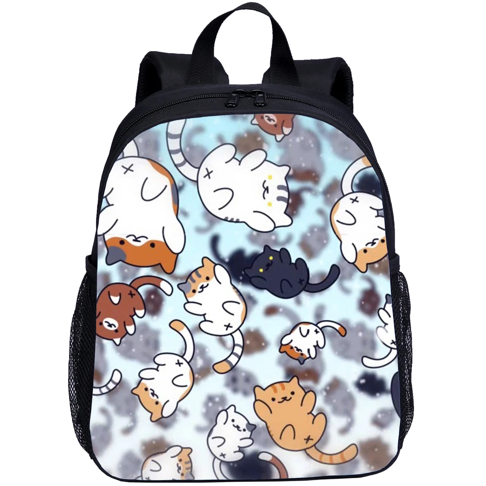 Мини-сумка с милым принтом игры Neko atsum школьная сумка для детского сада книг на