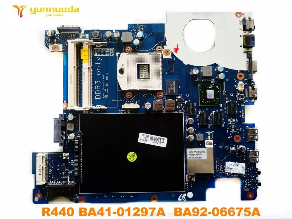 Оригинальная материнская плата для ноутбука Samsung R440 BA41-01297A BA92-06675A протестирована