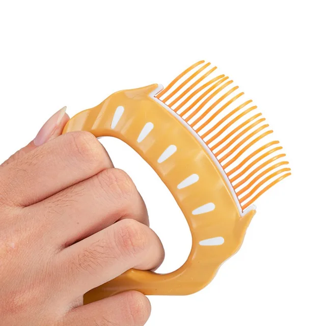 Pet Cat Comb Massage Brush Shell Shaped Handle Pet Grooming Massage Tool To Remove Loose Hairs For Cats Cleaning Accessories 6