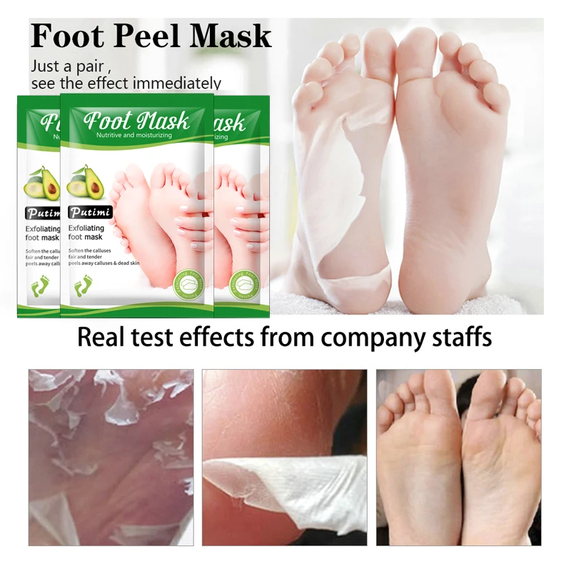 1 пара отшелушивающих масок для ног отшелушивающая маска авокадо отбеливающие