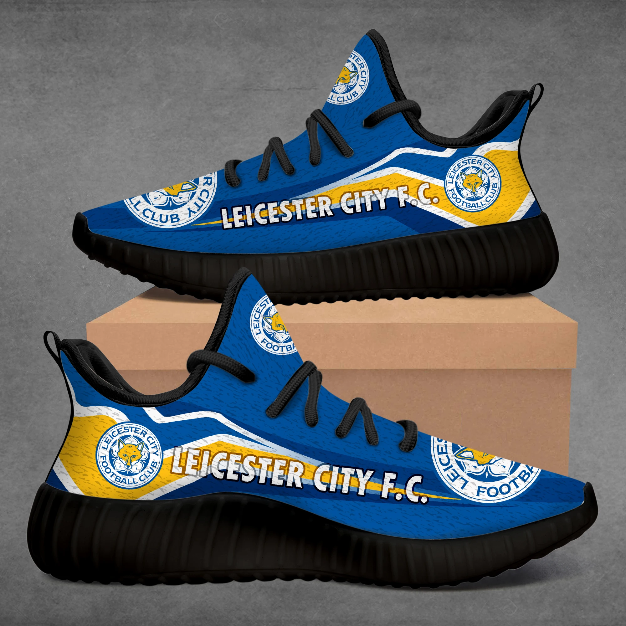 

Custom 350 Leicester-City-F.C. Running Shoes Comfortable Casual Sneakers Classic Canvas Shoes Outdoor Tenis Footwear
