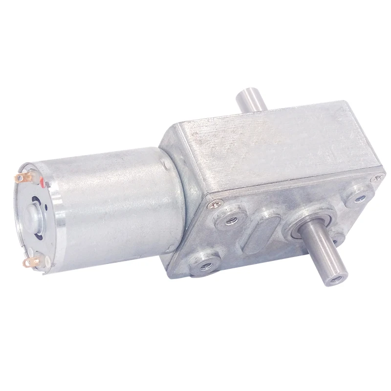 Двухвальный турбодвигатель С червячным редуктором JGY370 постоянного тока 6 в 12 В 24