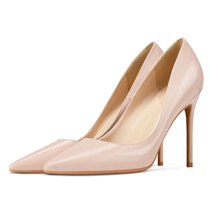 Модные женские туфли высокий каблук 12 см свадебные B-0043 | Обувь