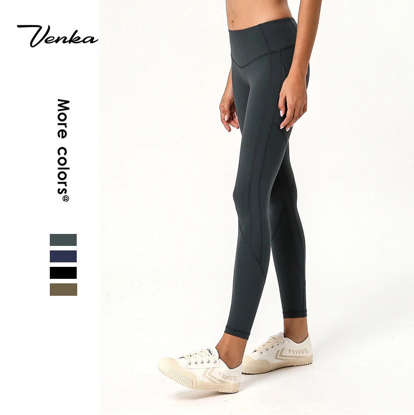 Лидер продаж трендовая Женская одежда для фитнеса высокая посадка полный