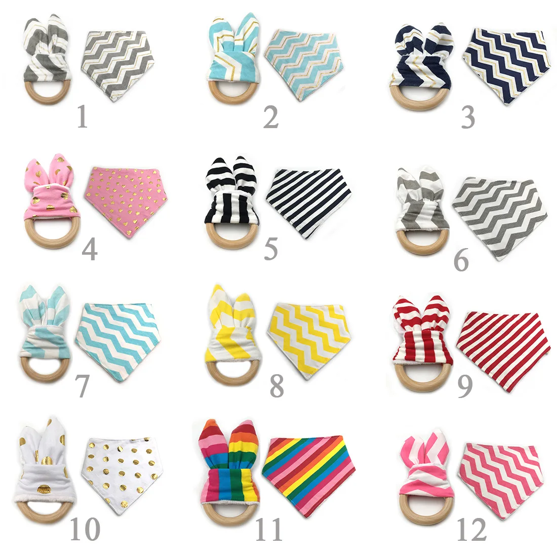 

2 шт./компл. детский Прорезыватель для зубов, деревянное кольцо, детский шлифовальный станок, хлопковое слюнявчик, Зубное полотенце, игрушка ...