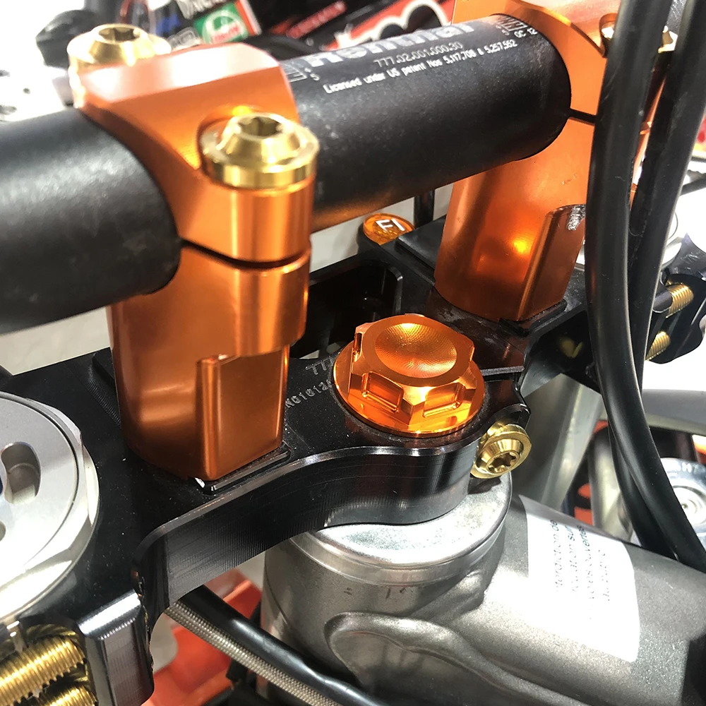 

Rear Brake Reservoir Extender Steering Stem Nut for KTM 125 150 200 250 300 350 400 450 525 530 SX SXF EXC XC XCF XCW 2004-2016