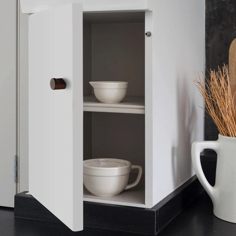 WV цинковый сплав твердый круглый одно отверстие коричневый Шкаф Ящики ручки