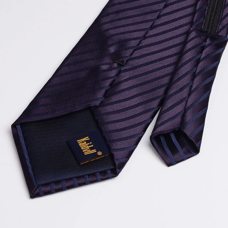 2020 дизайнерские новые модные галстуки 8 см для мужчин темно-фиолетовые на молнии