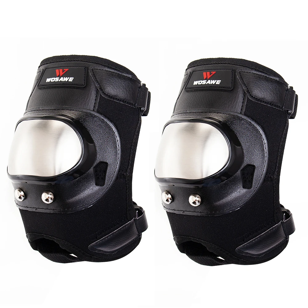 ML304 Knee pads WOSAWE взрослые наколенники для езды на мотоцикле горные защитные шестерни защита для запястья скейтборд, сноуборд Спортивная Налокотник - Цвет: ML304 Knee pads