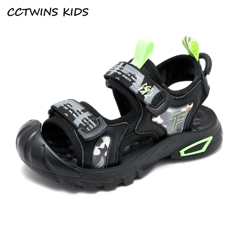 

Kids Sandals 2021 Summer Boys Brand Beach Shoes Toddler Fashion Sports Casual Soft Sole Flats Children Slippers Baby Shoes 21-37