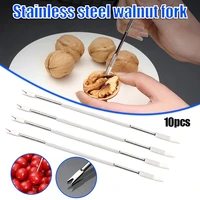 stainless steel walnut fork multi function lobster needle practical seafood tools kitchen gadgets jlrr