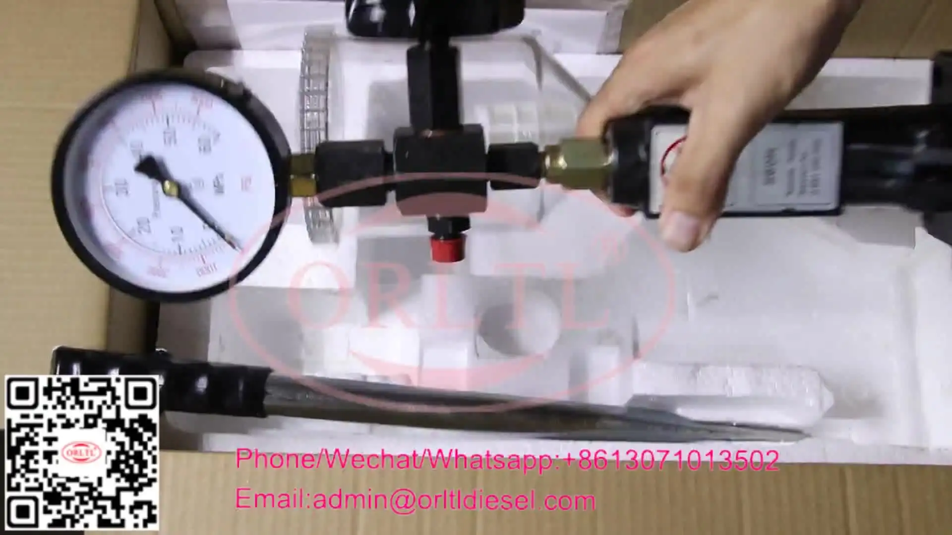 

ORLTL Diesel Injector Nozzle Pop Tester Equivalent To Design Model: EFEP 60H Common Rail Injector Nozzle Tester Quality SS Body